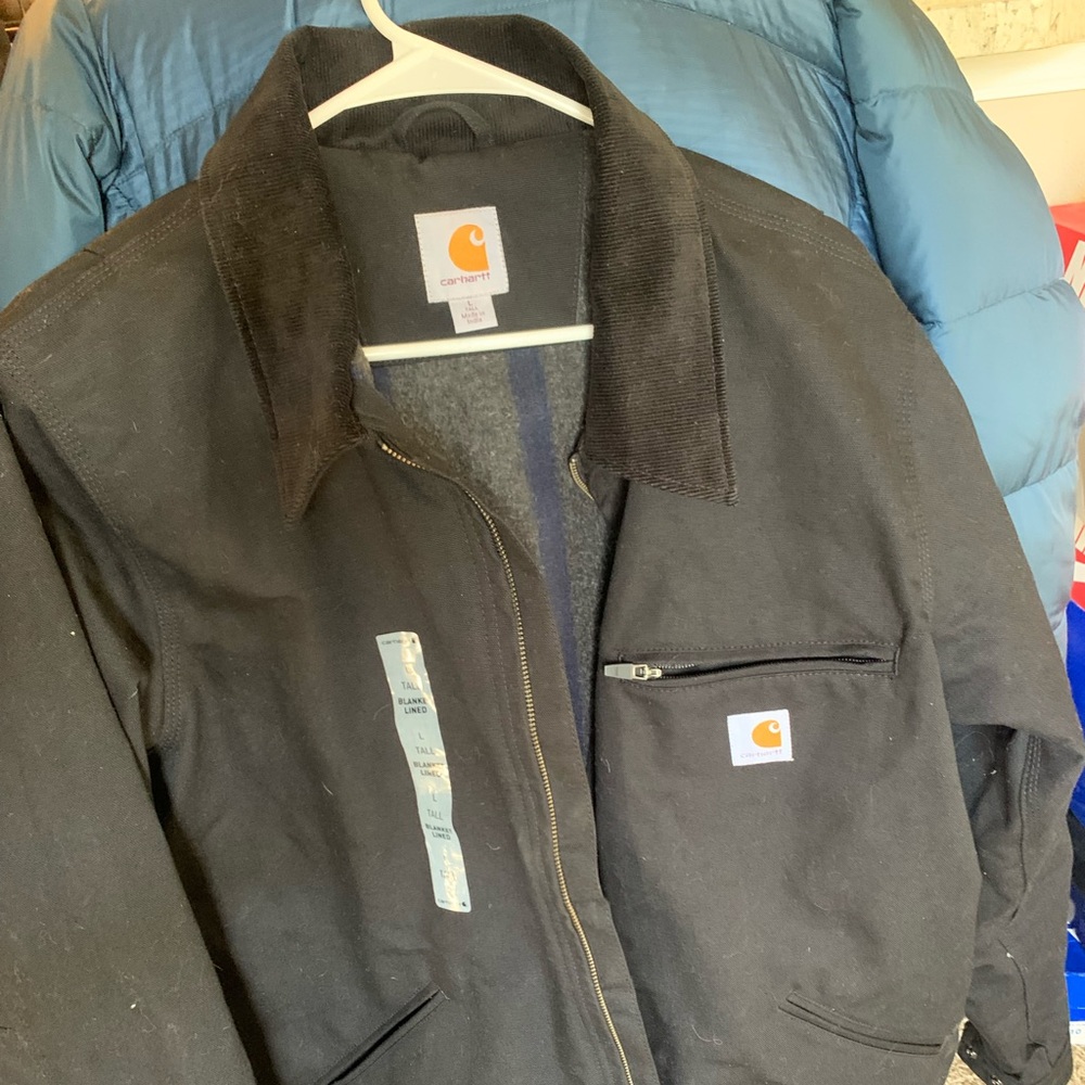 Carhartt blanket lined Detroit jacket sz L tall.